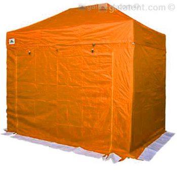 3m x 2m Gala Shade Pro Gazebo Orange Sidewalls